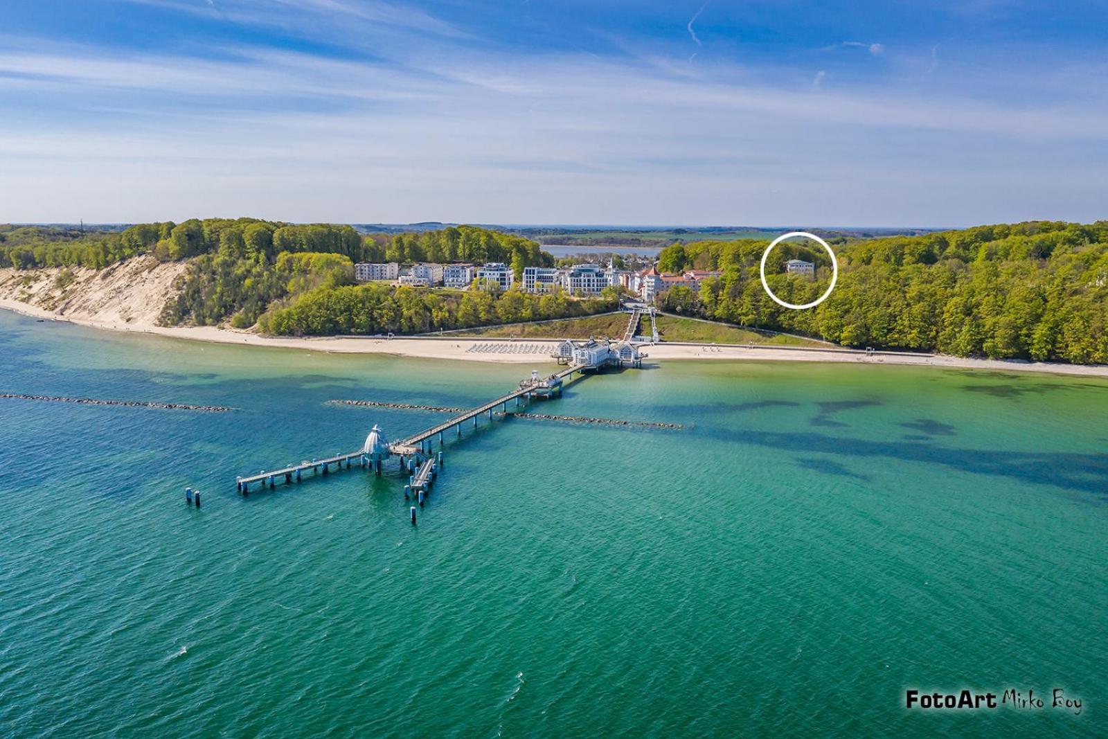 " Residenz Seeblick" Studio 27 Mit Seitlichem Ostseeblick Sellin  المظهر الخارجي الصورة